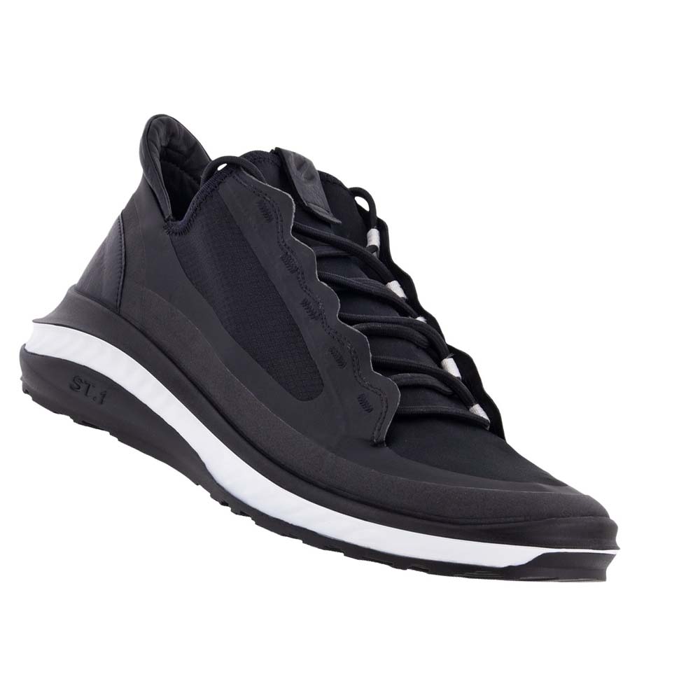 Men's Ecco St.360 Athletic Sneakers Black | Canada 660EBC